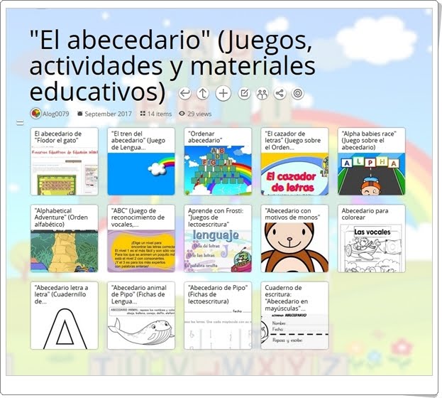 "14 Juegos y actividades para el aprendizaje de EL ABECEDARIO en 1º de Primaria"