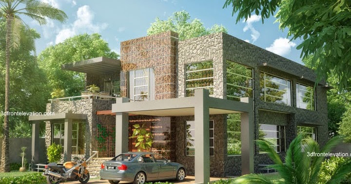 3D Front Elevation.com: Beautiful Modern 1 Kanal Home Design Plan