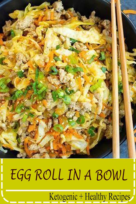 This Egg Roll in a Bowl recipe is loaded with Asian flavor and is a Paleo, Whole30, gluten-free, dairy-free and keto recipe to make for an easy weeknight dinner. From start to finish, you can have this healthy and low-carb dinner recipe ready in under 30 minutes!