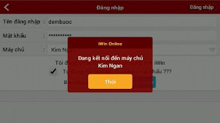 Loi khong dang nhap duoc iWin