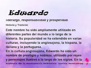 significado del nombre Edwardo