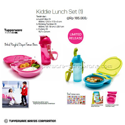 Kiddie Lunch Set Promo Tupperware April 2016