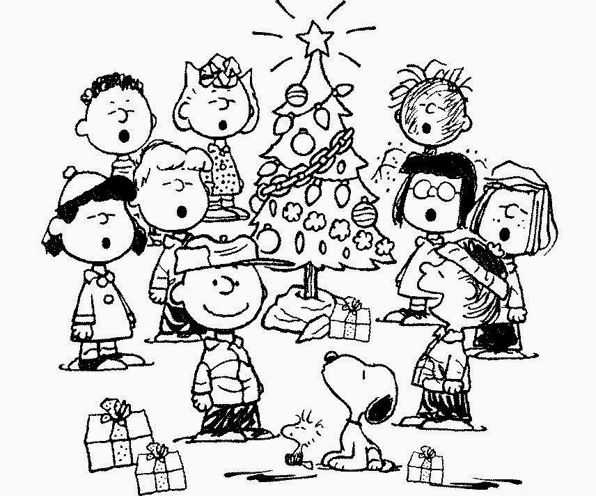 The Holiday Site: Charlie Brown Christmas Clip Art and Coloring Pages