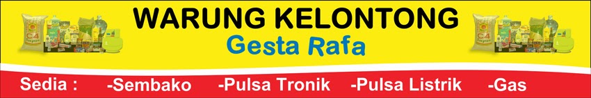 Spanduk Warung Kelontong