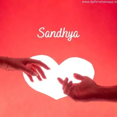 i love you sandhya name wallpaper