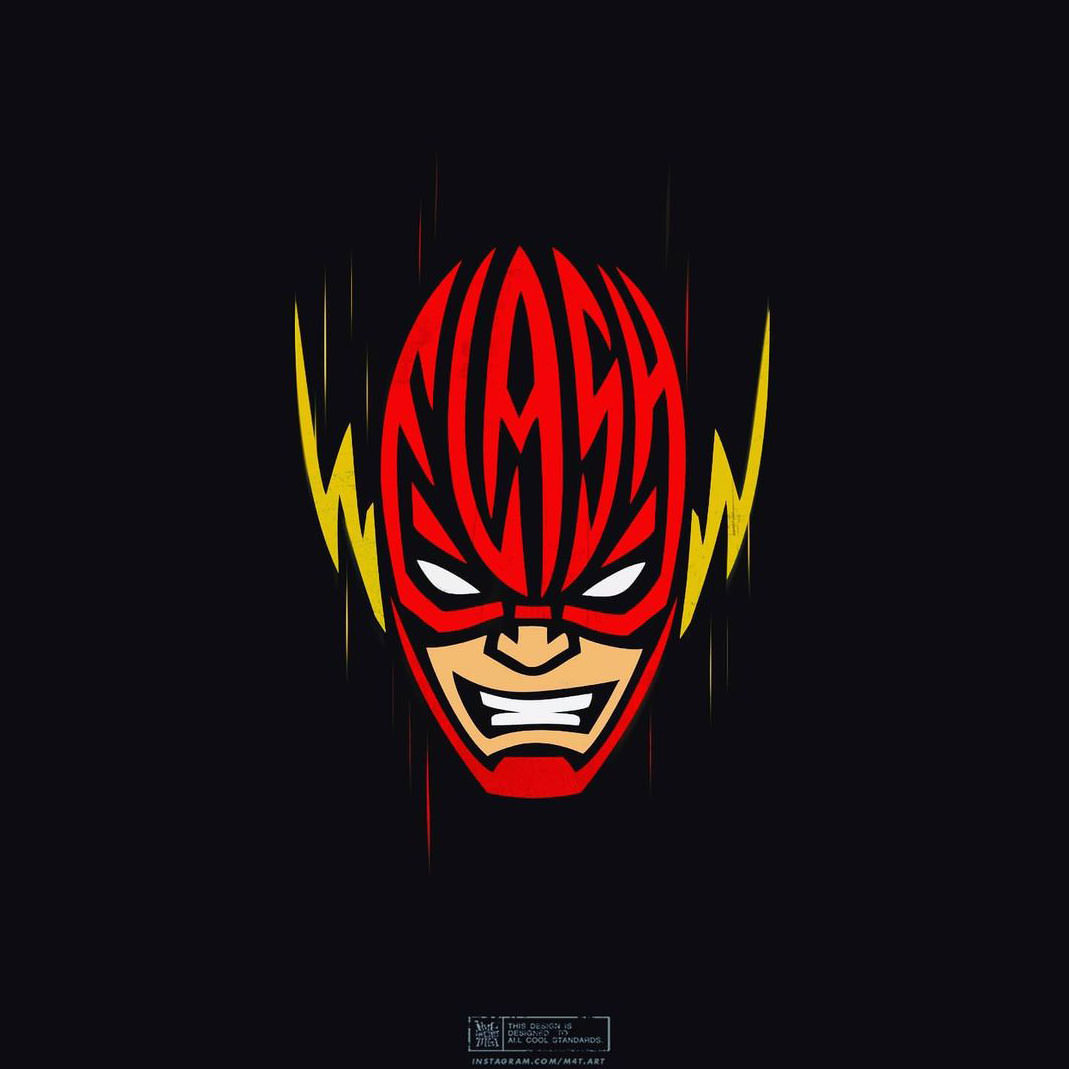 Desain Logo The Flash