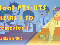 Soal Latihan PTS Kelas 1 SD Semester 1 Kurikulum 2013 Lengkap