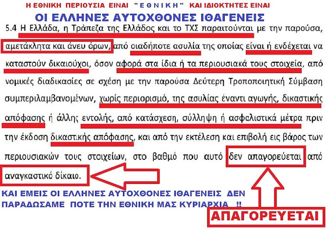 ΕΘΝΙΚΗ ΚΥΡΙΑΡΧΙΑ - ΑΝΑΓΚΑΣΤΙΚΟ ΔΙΚΑΙΟ