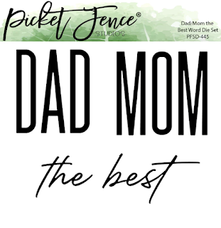 Dad/Mom the best word Die Set