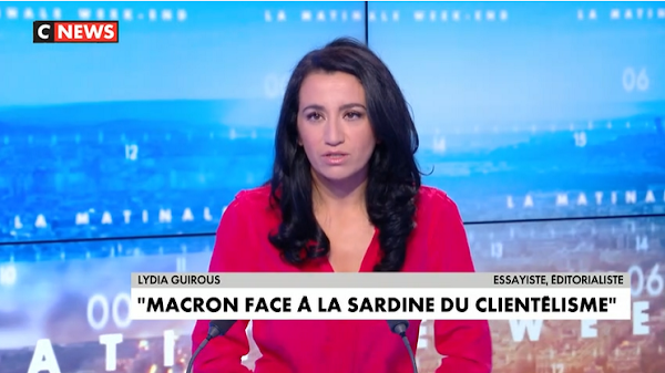 [VIDEO] L'ÉDITO DU JOUR DE LYDIA GUIROUS : «MACRON FACE À LA SARDINE DU CLIENTÉLISME»