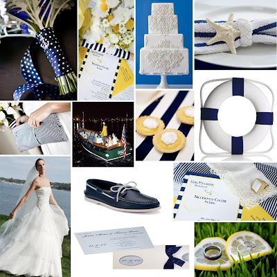 Nautical Wedding Theme on Wedding  Nautical  Blue  White  Yellow