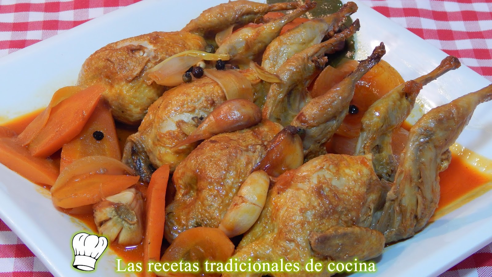 Receta de codornices en escabeche