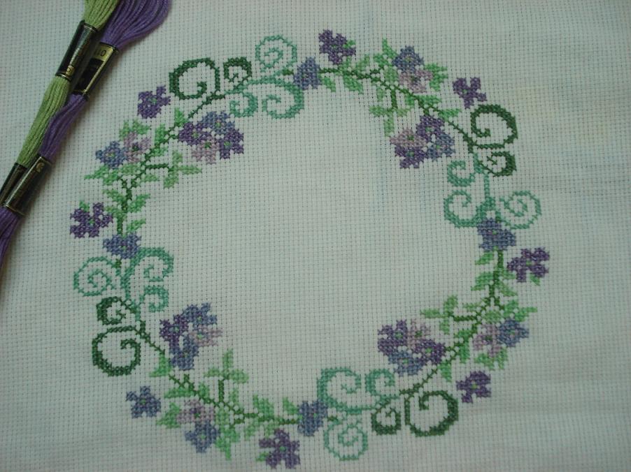 happy easter cross stitch. I love stitching those.