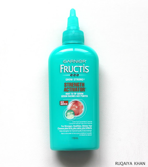 GARNIER NEW FRUCTIS Grow Strong collection Shampoo conditioner and serum