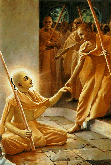 Lord Caitanya and Prakasananda Sarasvati