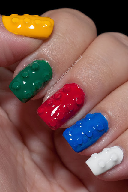 LEGO Nail art