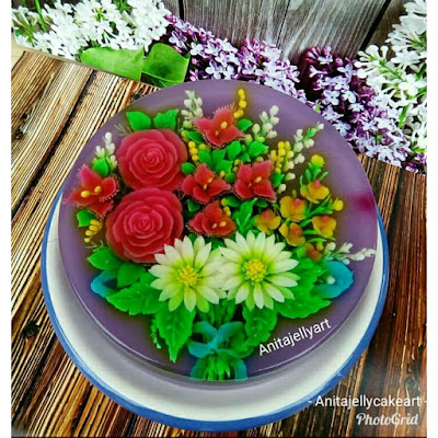 Flower Jelly Cake