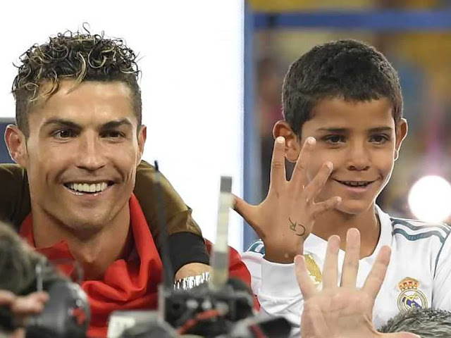 Cristiano Ronaldo said he won't pressure his son to follow in his footsteps