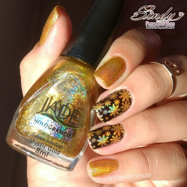 Esmalte Mystic Gold - Jade + Sindy Francesinhas 