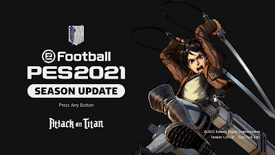 PES 2021 Menu Mod Attack on Titan