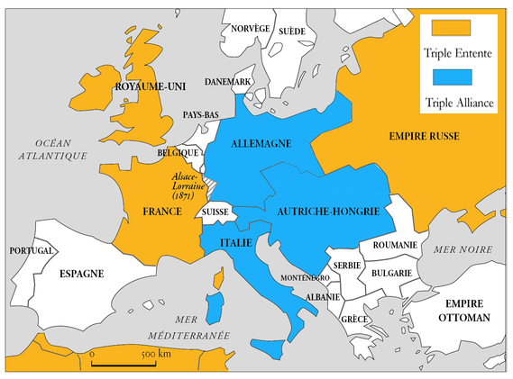 Triple Alliance and Triple Entente (1882)