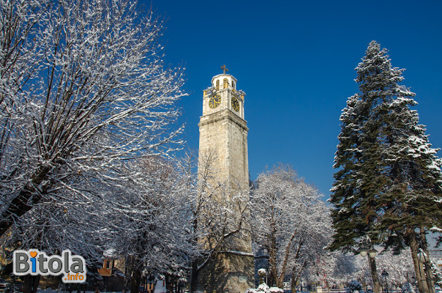 Clock Tower, Bitola, Macedonia - 27.01.2019