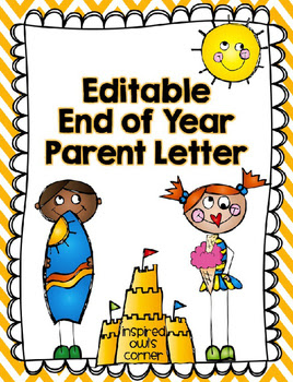 End of the Year Parent Letter