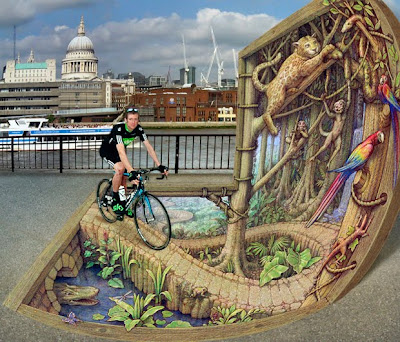 Amazing 3 dimensional illusions of Kurt Wenner