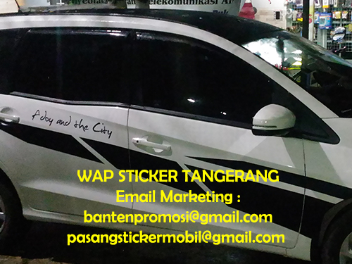 Pasang Stiker Mobil  Jakarta Pasang Cutting Sticker 