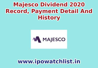 majesco dividend 2020