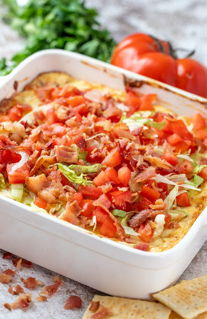 Baked BLT Dip in Casserole