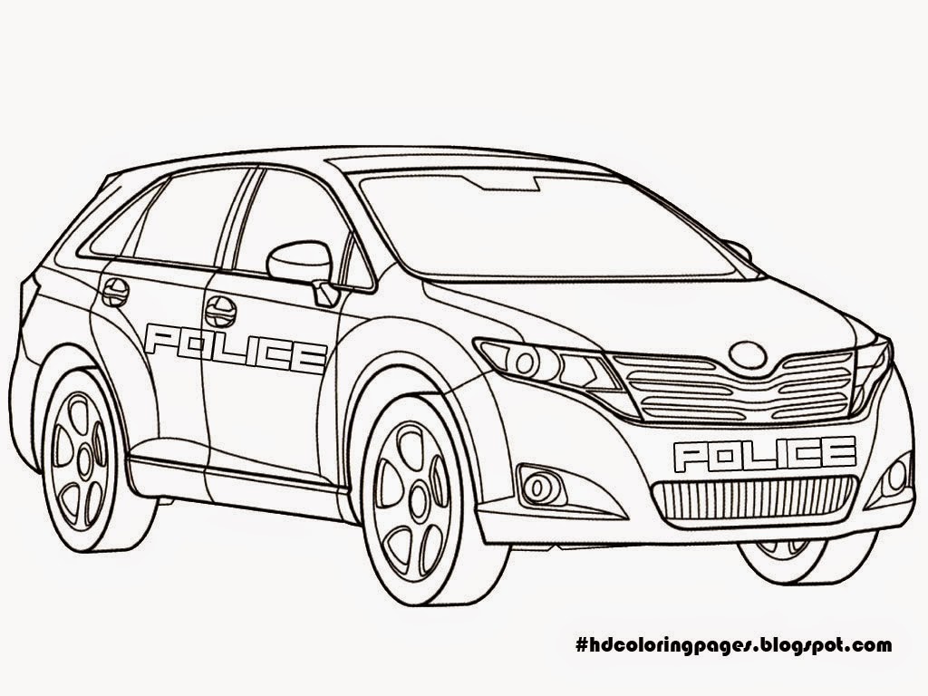 Download Free Printable Police Car Coloring Pages (8 Image) - Colorings.net