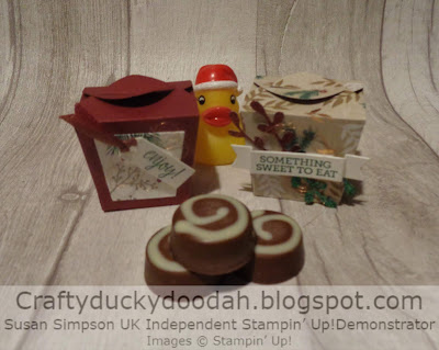 Craftyduckydoodah!, Stampin' Up! UK Independent  Demonstrator Susan Simpson, Takeout Treats, Peaceful Noel, Supplies available 24/7 from my online store, 