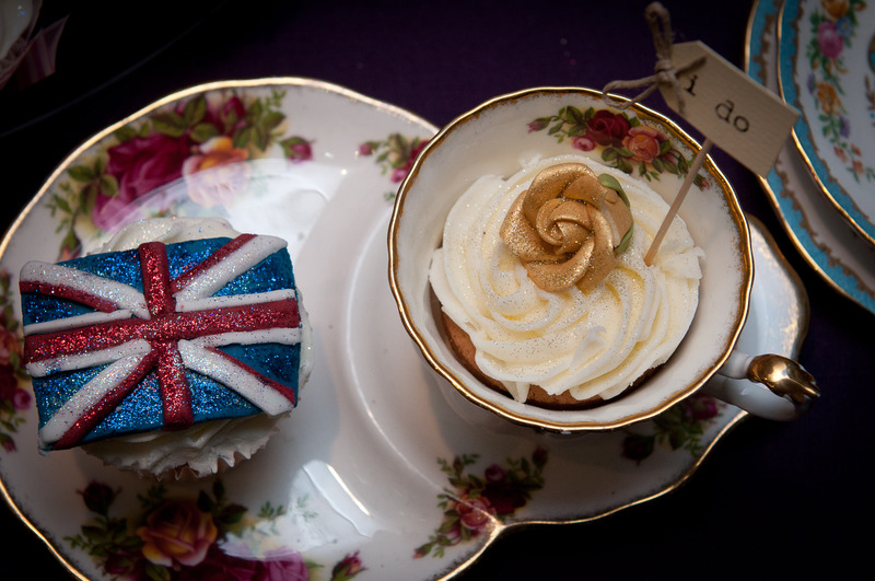  without some super snazzy Royal Wedding themed cupcakes from CRUMBS