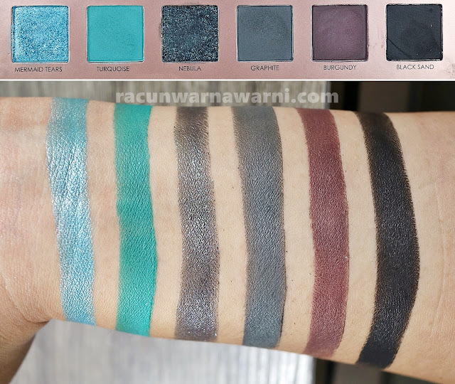 Swatch Focallure 30 Eyeshadow Palette