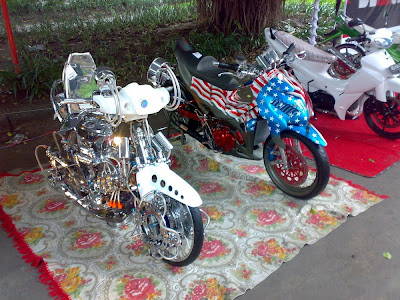 Modifikasi Motor Honda Grand dengan air Brush