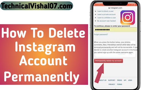 How To Delete Instagram Account Permanently  2023