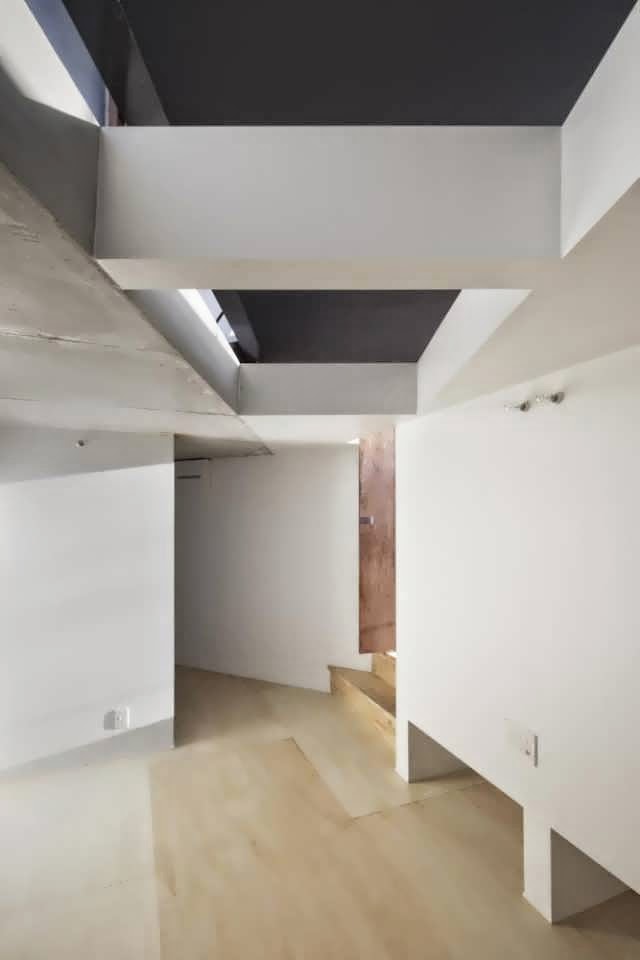 House of Hexagon With Minimalist Design on Edge in the City of Nagoya Japan