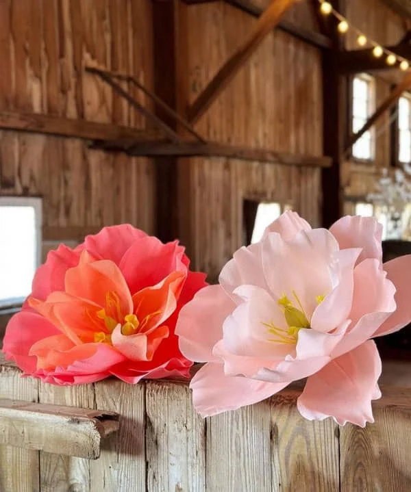 Making Crepe Paper Flowers - The Beauty Revival