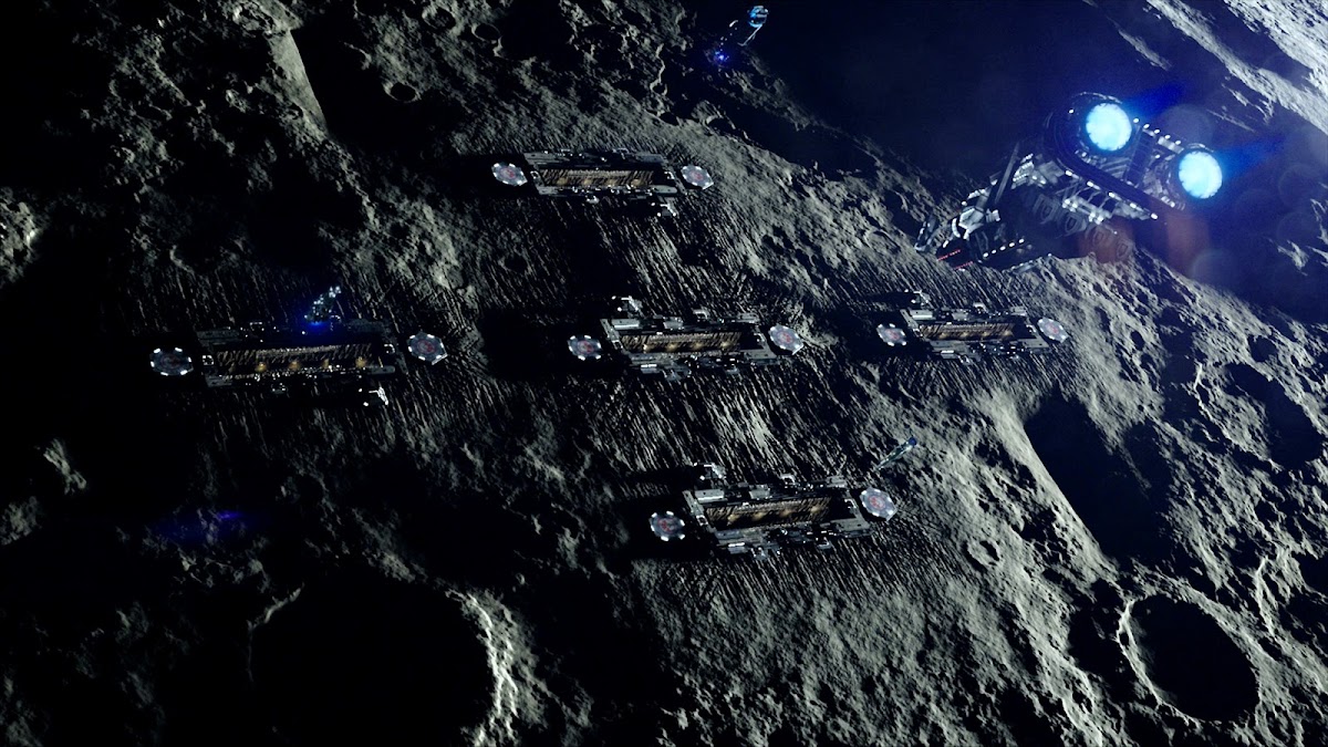 Ceres Station docks on the surface of Ceres in 'The Expanse' TV series