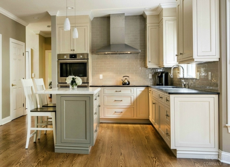 how to design a small kitchen with an island