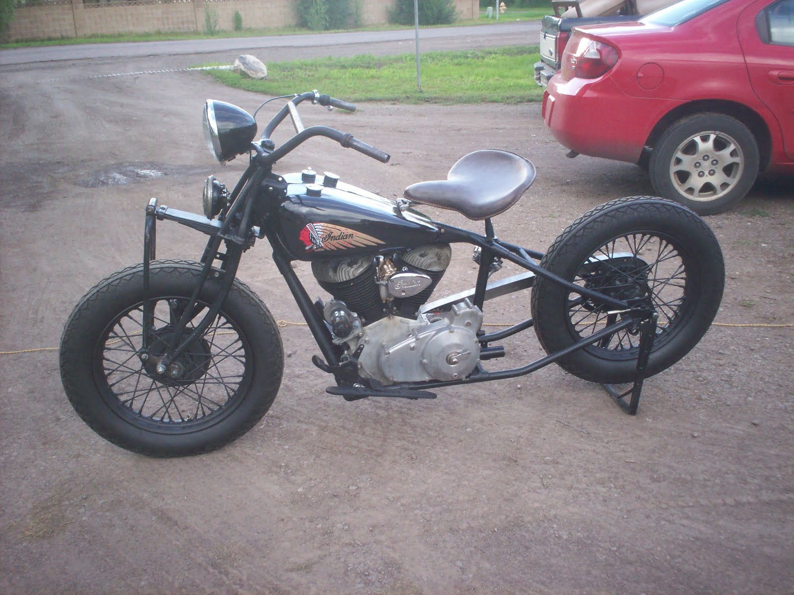 Belinfante-Indian-motorcycles: 1935 Indian Chief progress