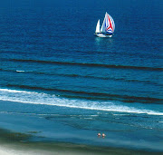 Today in Cocoa Beach (spinaker and kids)