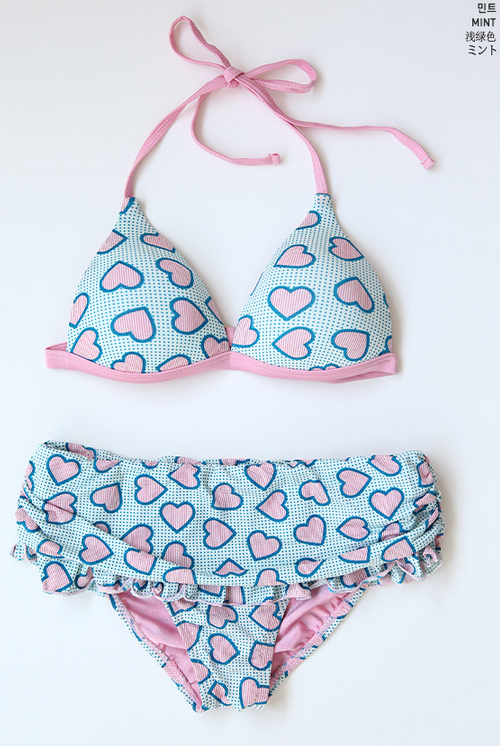  Heart Patterned Bikini