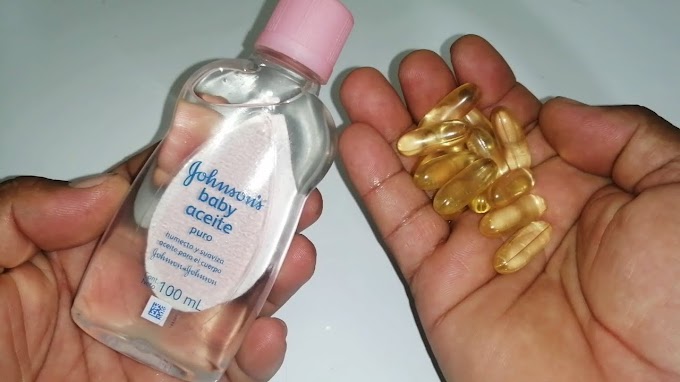 Al mezclar aceite de bebe con vitamina E las mujeres están encantadas