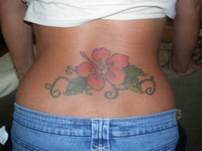 lower back tattoos stars