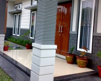 35 Motif Keramik  Dinding  Teras  Depan  Rumah yang Modern 