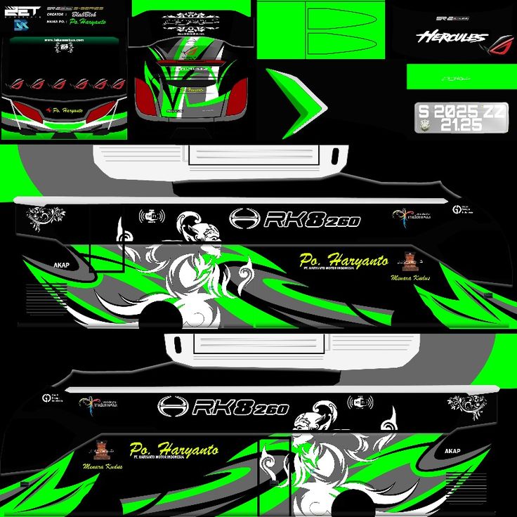download livery bussid po haryanto