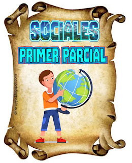 sociales primer parcial portada bonita a colores para decorar libretas