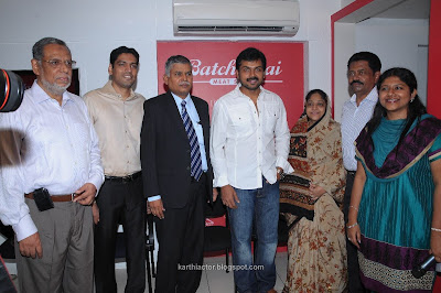 Karthi launch Batcha Bai Meat Store photos